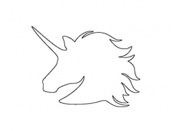Unicorn Stencil Made From 4 Ply Matboard