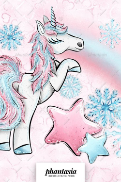Winter Unicorn Cliparts, Cute Unicorns, Unicorn Planner ...