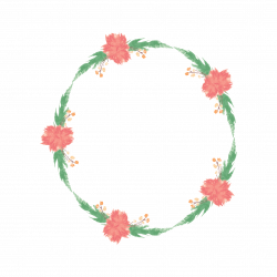 Water color Wreath set by Zoss Design | Design Bundles