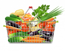 Supermarket Shopping cart Clip art - A basket of vegetables 1024*810 ...