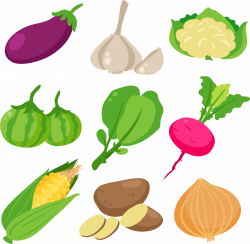 Leaf vegetable Cartoon Clip art - Healthy Eating green vegetables ...