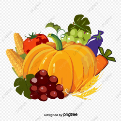 Harvest Fruits And Vegetables Food, Vegetables Clipart, Food ...