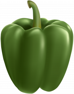 Green Bell Pepper Transparent Clip Art Image | Gallery Yopriceville ...