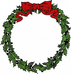 Clipart Christmas Wreaths Free - Alternative Clipart Design •