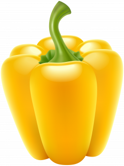 Yellow Bell Pepper Transparent PNG Clip Art Image | Gallery ...