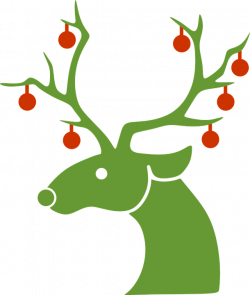 Collection of Christmas Deer Cliparts | Buy any image and use it for ...