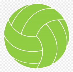 Green Volleyball Clipart - Volleyball Clipart Transparent ...