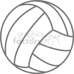 volleyball clipart. Royalty-free clipart # 381185
