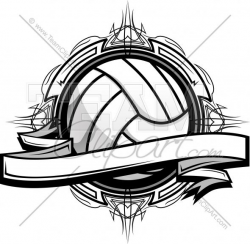 Volleyball Clipart Logo Clipart Image. | Simoné | Volleyball ...