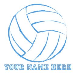 Custom Blue Volleyball Pillow Case | Pinterest | Volleyball and ...