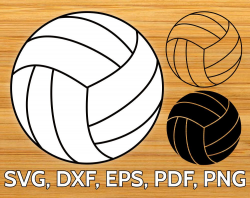 Volleyball SVG files for Cricut and Silhouette, SVG cut file ...
