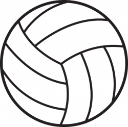 Volleyball Outline Cliparts - Cliparts Zone