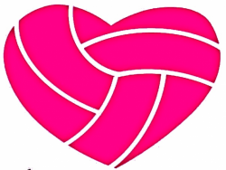 Heart Shaped Volleyball Clipart | Free download best Heart ...