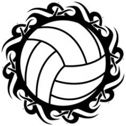 Free printable volleyball clip art shape collage shapes 3 ...