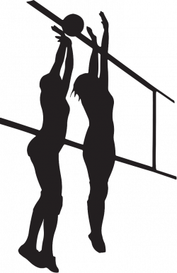 Volleyball Silhouette Shadow Clip art - volleyball setter 730*1127 ...