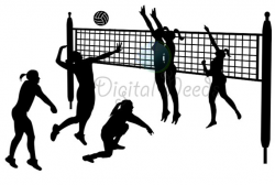 Volleyball Clipart volleyball team 19 - 570 X 385 Free Clip ...