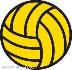 Yellow volleyball clipart - Clip Art Library