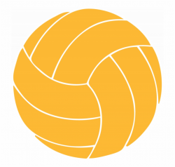 Yellow Volleyball Clipart - Orange Volleyball Clipart ...