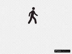 Walking Icon Clip art, Icon and SVG - SVG Clipart