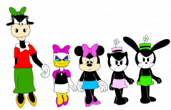 Disney Girls walking by MarcosPower1996 on DeviantArt