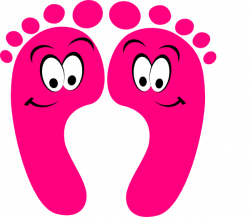 Pink Happy Feet Clip Art at Clker.com - vector clip art online ...