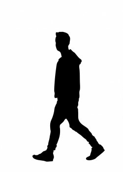 Man Walking Silhouette Clipart Free Stock Photo - Public ...