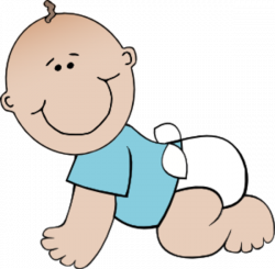 Papapishu Baby Boy Crawling Med | Free Images at Clker.com - vector ...