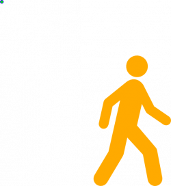 Yellow Walking Man Clip Art at Clker.com - vector clip art online ...