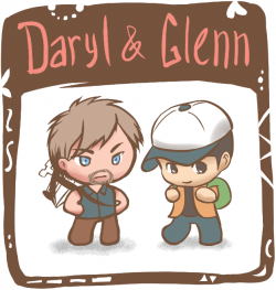 Daryl and Glenn by nangke on DeviantArt