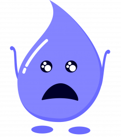 Clipart - Water Drop Shocked