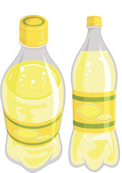 Soft drink Juice Lemonade Bottle Clip art - Lemon juice soft drink ...