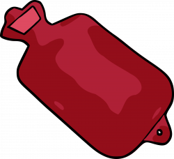 Clipart - hot water bottle