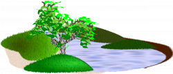 Clipart - simple scenery