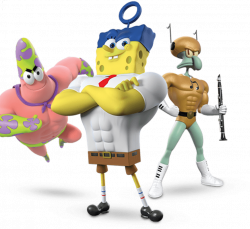 Image - Spongebob patrick squidward cgi heroes.png | Idea Wiki ...