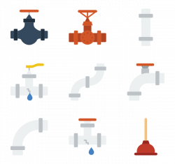 4 water pipe icon packs - Vector icon packs - SVG, PSD, PNG, EPS ...