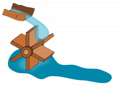 Clipart - water wheel