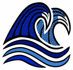 Clipart - waves - coloured