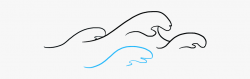Drawings Of Waves - Waves Easy Drawing #141754 - Free ...