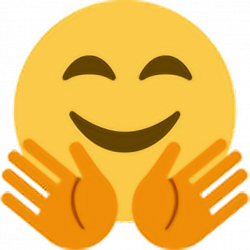 hands wave hug emoji emoticon face expression feeling...