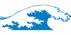 Large Blue Wave transparent PNG - StickPNG