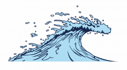 Sea Clipart Wind Wave - Sea Waves Clip Art Png Free PNG ...