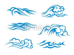 wind clipart - Google Search | doodle | Waves vector, Wave ...