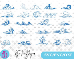Wave svg,png,dxf/Wave clipart for Design,Print,Silhouette ...