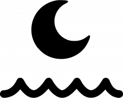 Moon Wave Svg Png Icon Free Download (#499035) - OnlineWebFonts.COM