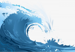 Blue Waves, Blue, Seawater, Danger PNG Transparent Clipart ...
