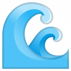 Water wave Icon | Noto Emoji Travel & Places Iconset | Google