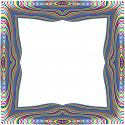 Clipart - Prismatic Waves Frame 4