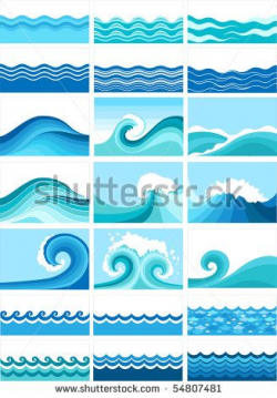 Waves Stock Vectors & Vector Clip Art | Shutterstock | 矢量 ...