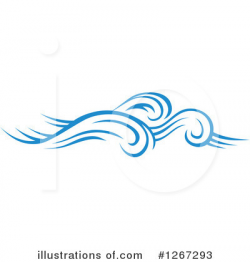 Waves Clipart #1267293 - Illustration by Vector Tradition SM