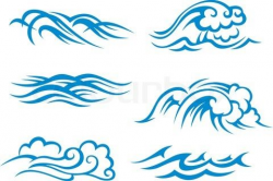 Waves, possible stencil ideas | STENCILS | Wave stencil ...